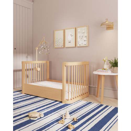 The Wave Crib | Convertible Crib To Toddler Bed | Nestig