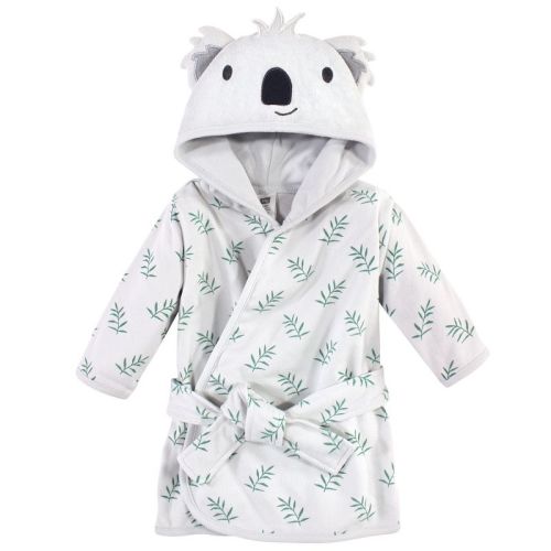 Hudson Baby Infant Unisex Cotton Rich Bathrobe, Koala, 0-9m