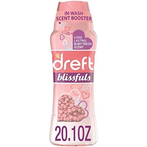 Dreft Blissfuls Laundry Scent Booster Beads for Washer, Baby Fresh Scent, 20.1 oz