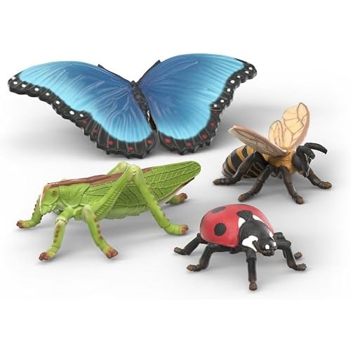 Schleich Wild Life - 4Pc Insects Discovery Set Set - Kids Ages 3+ | 42741