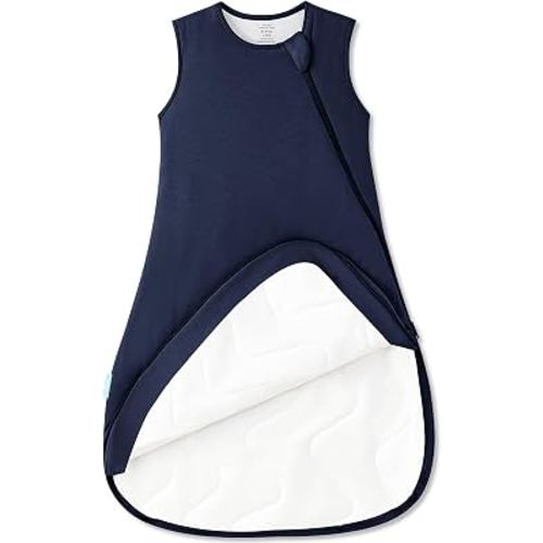 PurComfy Supersoft Bamboo Viscose Sleep Sack, 1.0 TOG Baby Sleeping Bag | Ideal For Sensitive Skin, 2-Way Zipper, All Season Baby Wearable Blanket, Neutral for Boy Girl