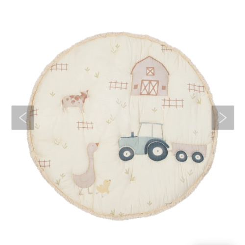 Charlie Farmhouse Quilted Baby Play Mat