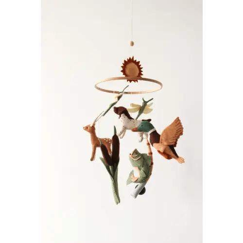 Hunting Woodland Baby Mobile | Etsy