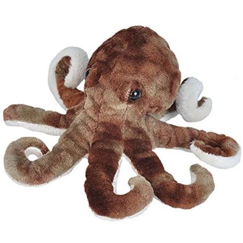 WILD REPUBLIC Octopus Plush, Stuffed Animal, Plush Toy, Gifts for Kids, Sea Critters, 8"
