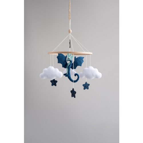 Dragon Baby Mobile, Cloud Crib Mobile for Baby Boy, Pregnant Sister Gift - Etsy