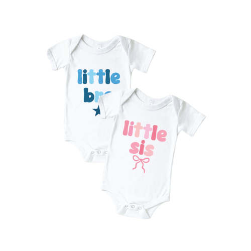 The Littles Graphic Bodysuit | White