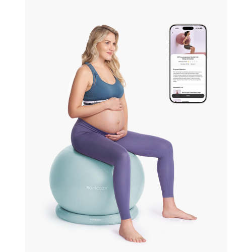 Momcozy BirthEase Maternity Exercise Ball for Pregnancy & Postpartum