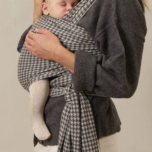 Stormy Houndstooth Wrap - Solly Baby