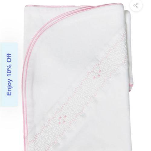 Nella Smocked Girl Blanket