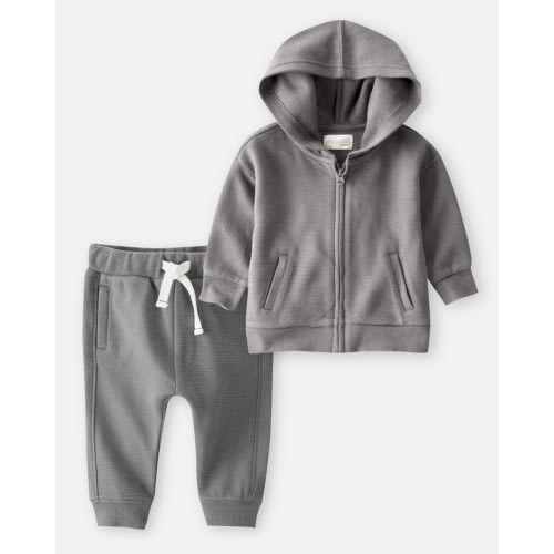 Baby Organic Cotton 2-Piece Sweatsuit - NB - Style,Bundle