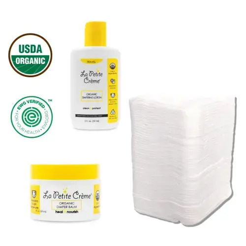 Organic Diapering Travel Set – La Petite Creme