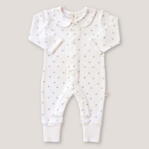 Cotton Babygrow - Blue Clover
