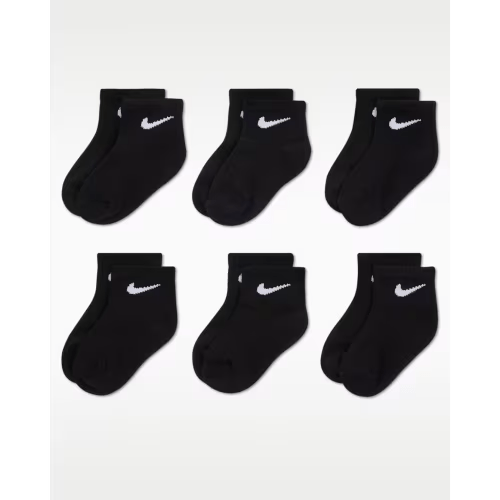 Nike Swoosh Baby Ankle Socks (6 Pairs). Nike.com