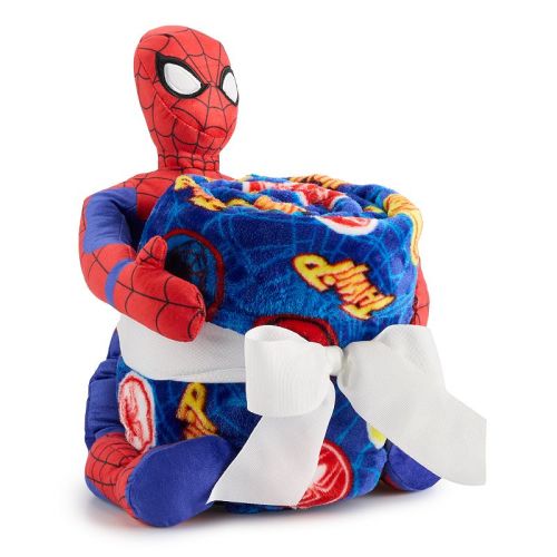 Marvel Spiderman Pillow Buddy & Throw Blanket Set by The Big One Kids™