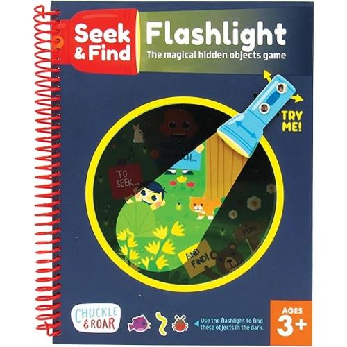 Chuckle & Roar Seek & Find Flashlight Activity Book