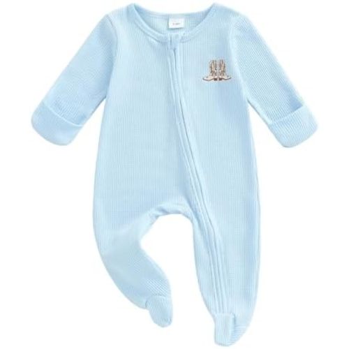 Baby boy boot pajamas