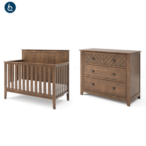 Atwood 2 Piece Nursery Set | Nursery Furniture Sets | Child Craft