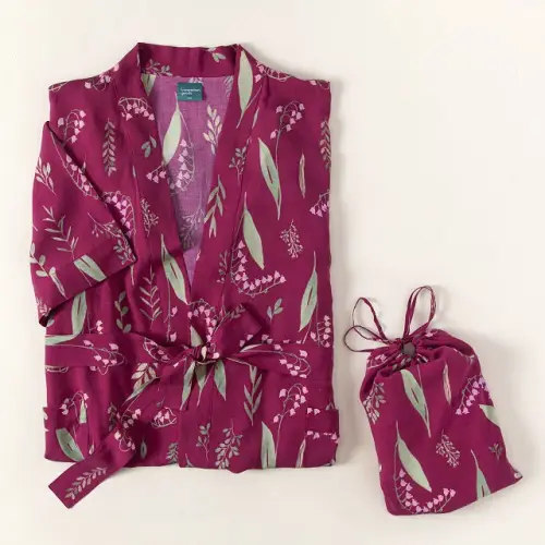 Birth Month Flower Robe - May - M/L