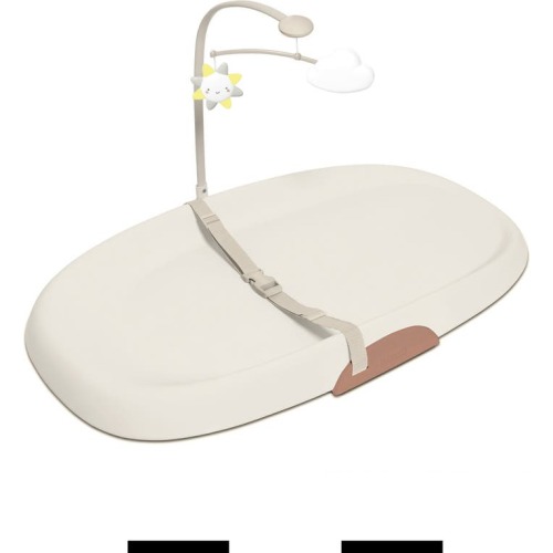Skip Hop Nursery Style Wipe Clean Changing Pad, Oat