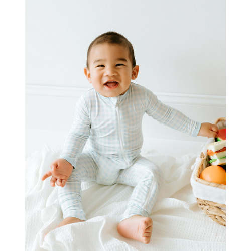 Bamboo Zipper Footie - Seny Kids