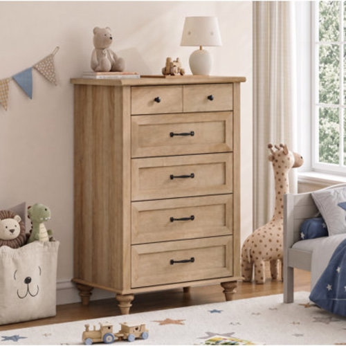 Charlton Home® Scarlett Kids 5 - Drawer Dresser & Reviews | Wayfair