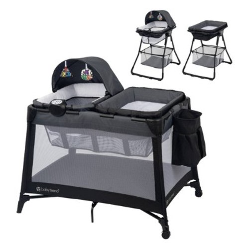 Baby Trend Willow Nursery Center Deluxe Playard with Bassinet Stand/Changing Stand