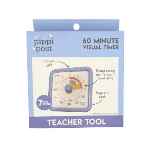 Pippi Post Mechanical Visual Timer, Teacher Supplies
