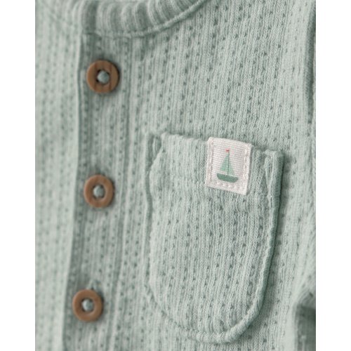 Baby 2-Piece Gingham Top & Short Set - Green