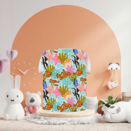 Finding Nemo Foldable Laundry Basket – Custom Nursery Storage  | Personalized Toy Storage | Baby Room Organization |  Laundry Hamper