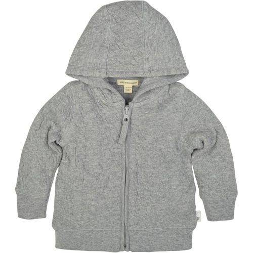 Burt's Bees Baby Unisex Jacket, Lightweight Zip-up Sweatshirt Hooded Coat or Vest, Organic Cotton