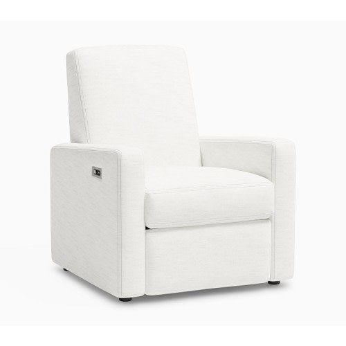 Phoenix Power Zero Wall Recliner Performance Slub Weave White