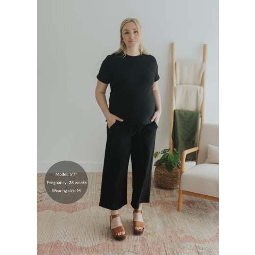 Lounge Pants + Top in Cotton Fleece