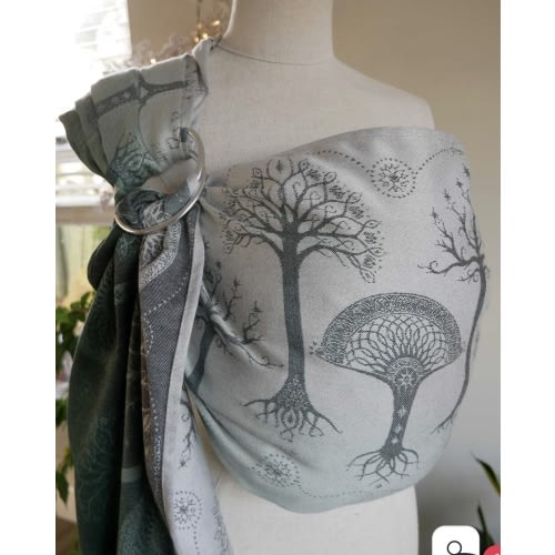 Trees of Gondor Through the Mist Ring Sling