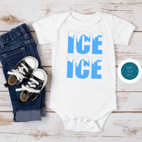 Ice Ice Baby Onesie® | Cute Funny Baby Onesie® | Baby Shower Gift