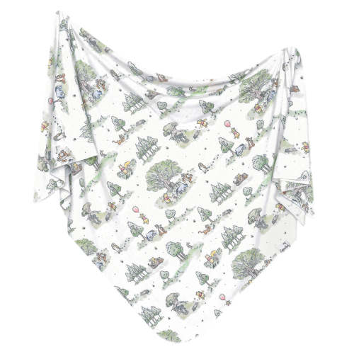 Knit Swaddle Blanket - Hundred Acre Wood