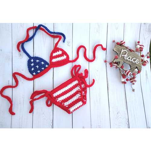 Beach baby outfit, newborn BIKINI, infant bathing suit, stars and stripes, baby shower gift, baby summer swimsuit, 4th of july, Patriotic