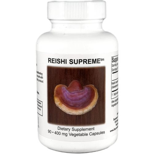 Supreme Nutrition Reishi Supreme, 90 Pure Reishi Mushroom Vegetarian Capsules