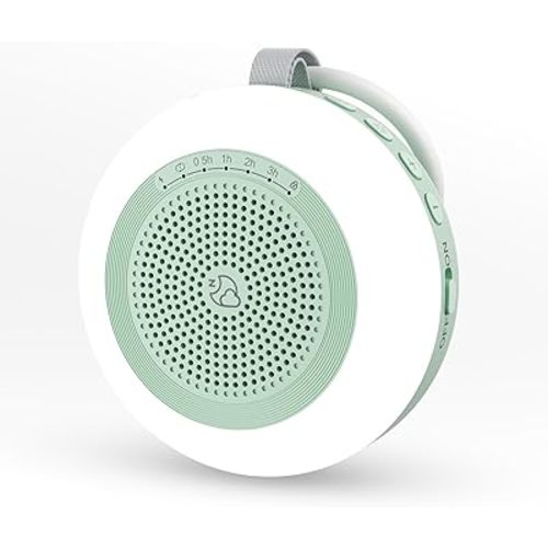 Portable Sound Machine,LEICEX White Noise Machine,33 Soothing Sound 10 Colors Night Light Sleep Machine for Baby Kids,Timer and Memory, Travel Sound Machine for Sleep Office Privacy Travel(Mint)