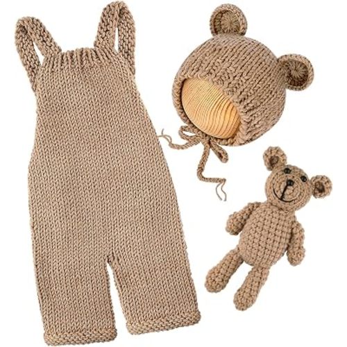 BLUETOP Cute Newborn Photography Outfits Boys Girls Baby Costume Set