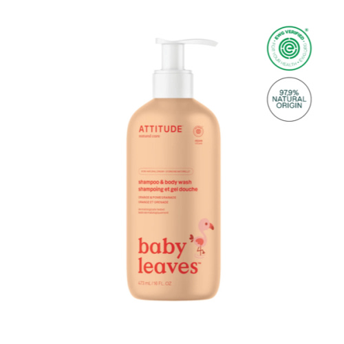 Baby Shampoo & Body Wash 2-in-1 Orange and Pom