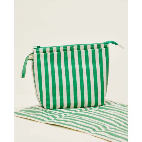 Quick Change Kit Bag | Green Stripe - Storq by Kindred Bravely