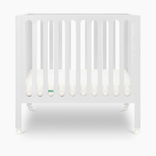 Newton Baby Galileo Mini Crib & Newton Mini Crib Mattress - White