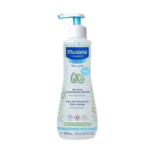 Mustela Baby Cleansing Water - No-Rinse Micellar Water - with Natural Avocado & Aloe Vera - for Baby's Face, Body & Diaper - 1 or 2-Pack - Various Sizes