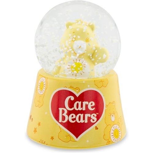Silver Buffalo Care Bears Mini Light Up Snow Globe│Funshine Bear│3.8 Inches Tall, 45mm (Small)