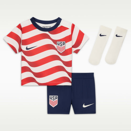 USMNT 2026 Stadium Home Baby/Toddler Nike Soccer Replica 3-Piece Kit. Nike.com