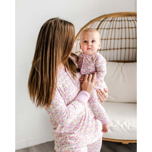 Pastel Rainbows Women's Pajama Top