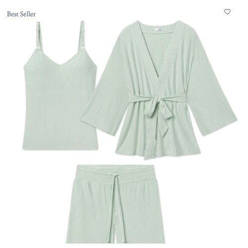 LAKE | Women | DreamModal® Pajamas | Fog Maternity Kimono Bundle
