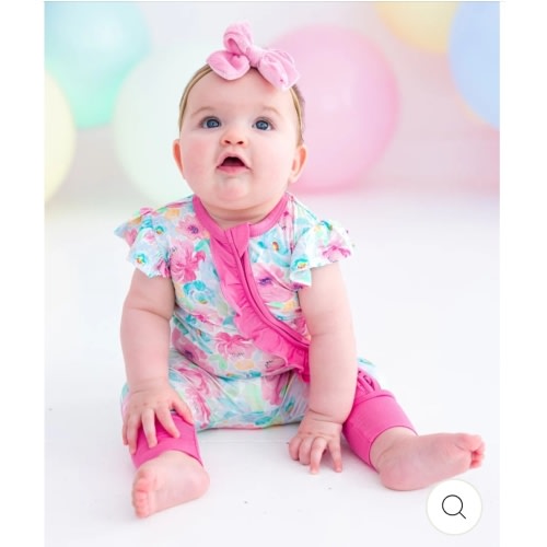 Trinity Ruffle Cap Sleeve Romper