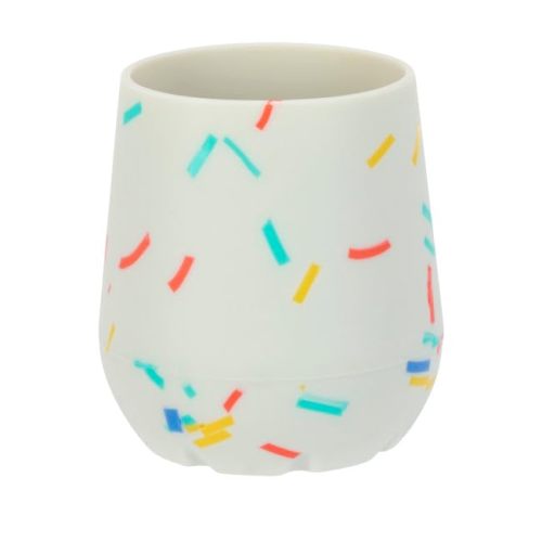 Nuby Silicone Confetti/Sprinkles First Open Training Cup for Baby: 2oz