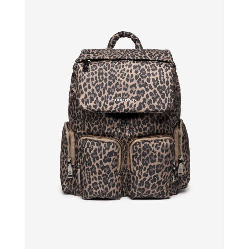 Alto Changing Backpack Brown Tonal Leopard - Tiba + Marl